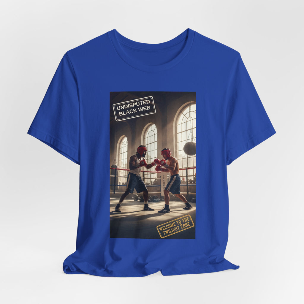 Undisputed Black Web Twilight Zone Cathedral Gym Tee