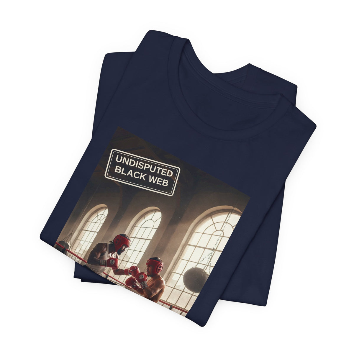 Undisputed Black Web Twilight Zone Cathedral Gym Tee