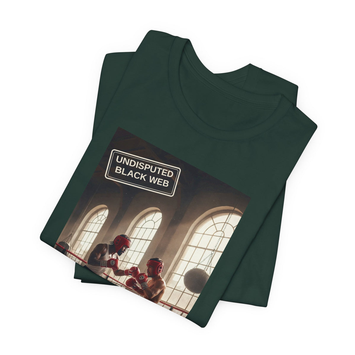 Undisputed Black Web Twilight Zone Cathedral Gym Tee